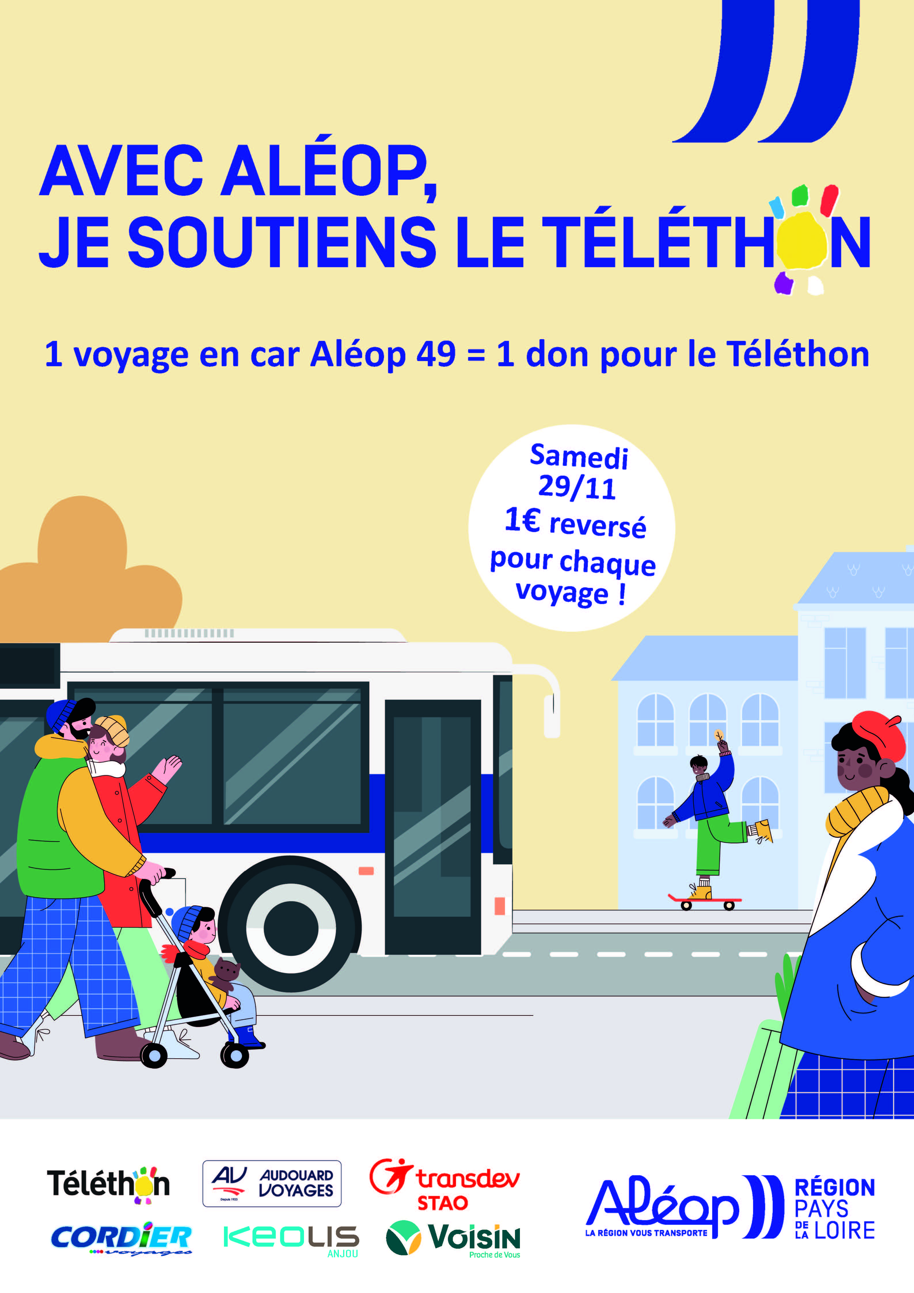 Aléop soutient le Téléthon