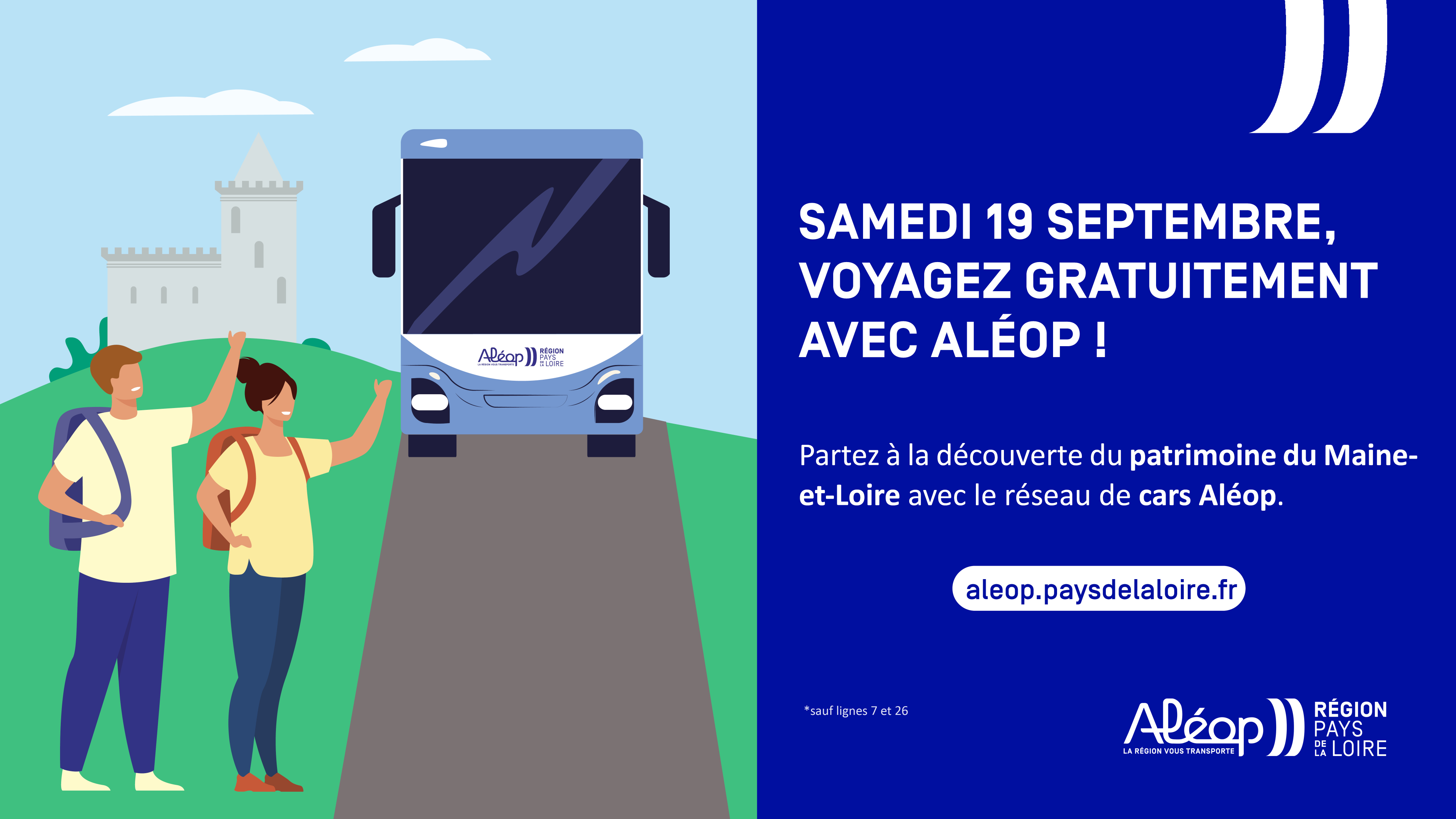 Voyagez gratuitement avec Aléop