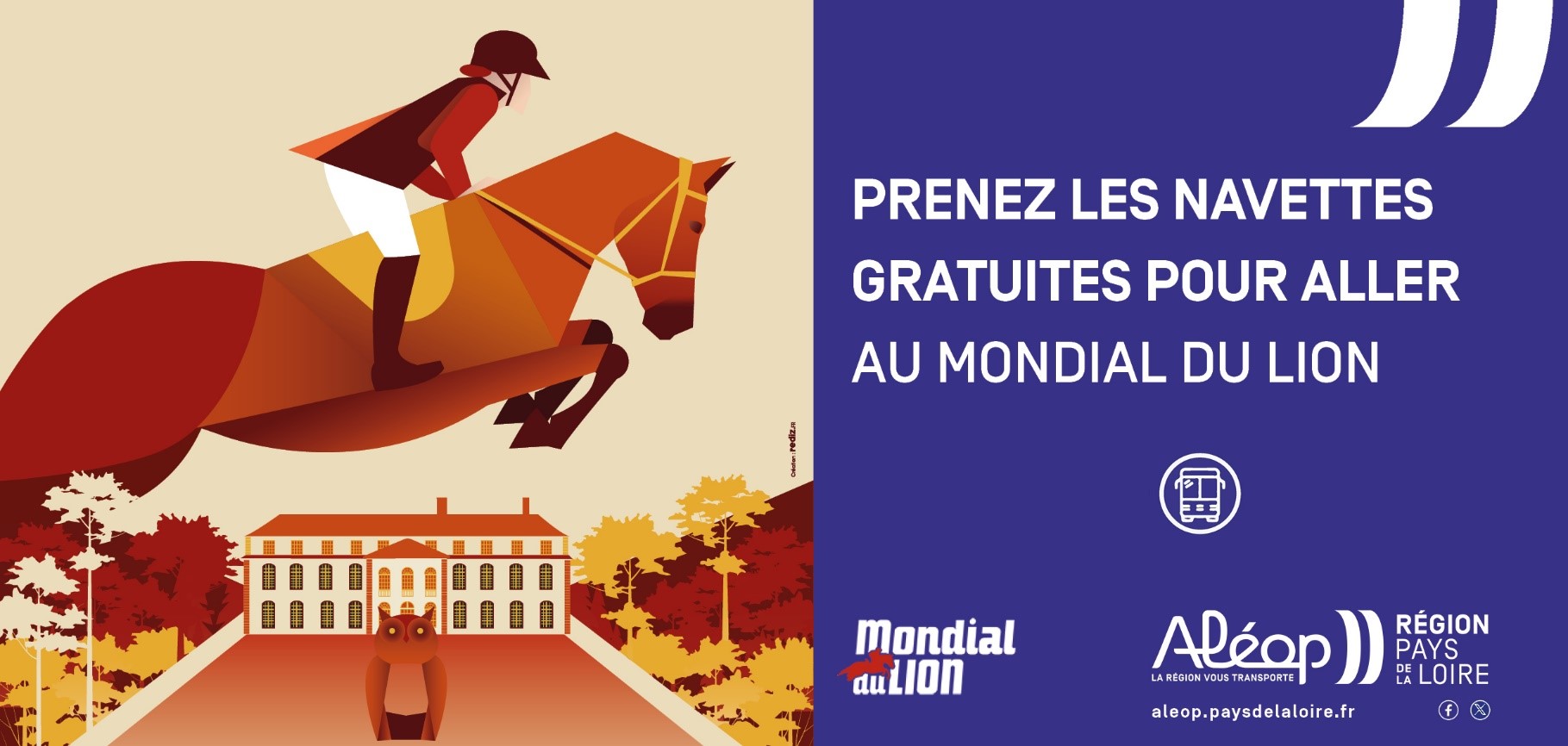 Mondial du Lion 2023 - Navettes gratuites