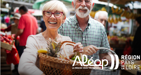 Aléop à la rencontre des usagers sur les marchés du Maine-et-Loire